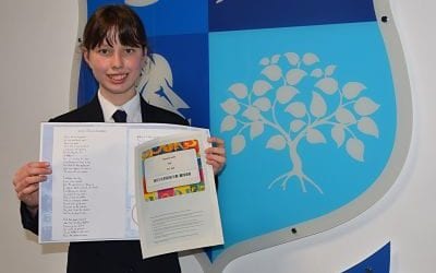 Congratulations to Abigail Bennet who was 2nd place winner in the countrywide Alliance for Learning Teaching School Poetry Competition 2020